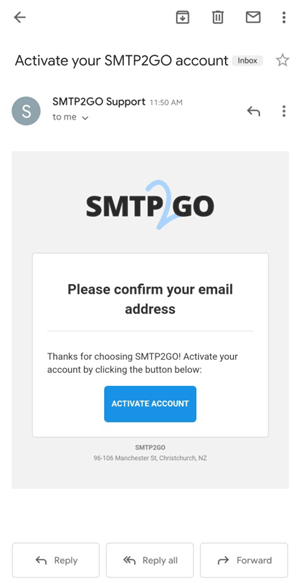 Activating SMTP Account for Fire Alarm