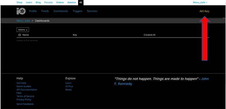 Get Started with Adafruit IO