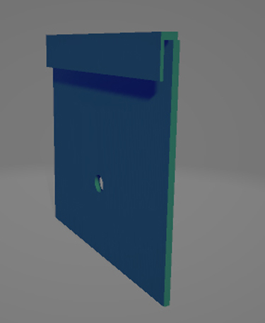 Chesis Top Of Fingerprint Door Lock System