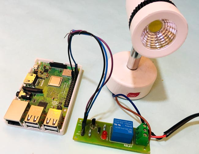  Circuit Hardware for IoT based Home Appliances Control using ARTIK Cloud and Raspberry Pi