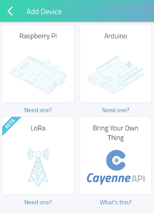 Connect Raspberry Pi with Cayenne App