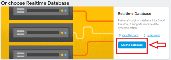 Create Database on Google Firebase for IoT Based LED Control using ESP32 NodMCU
