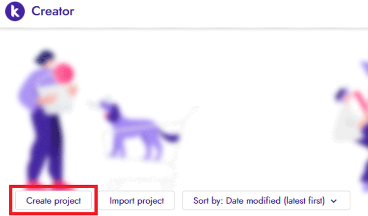 Create Project using Kodular