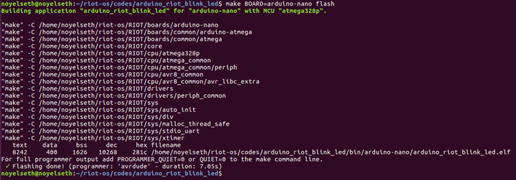 Debugging RIOT Communication Process