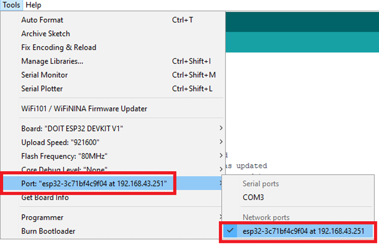 ESP32 OTA Programming