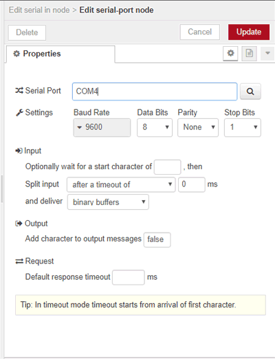 Edit Node in Node-RED