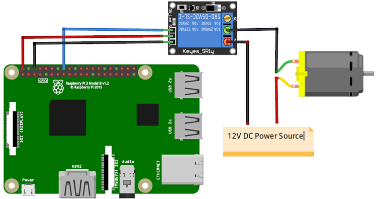 Face Recognition Door Lock Circuit Diagram