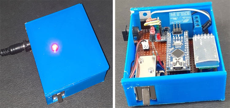Fingerprint Door Lock System Working