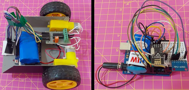 DIY Gesture Controlled Robot using Arduino