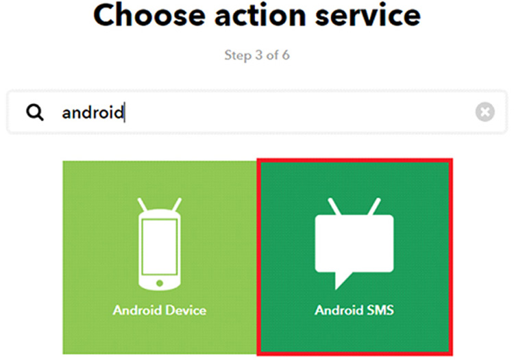 IFTTT Android Action