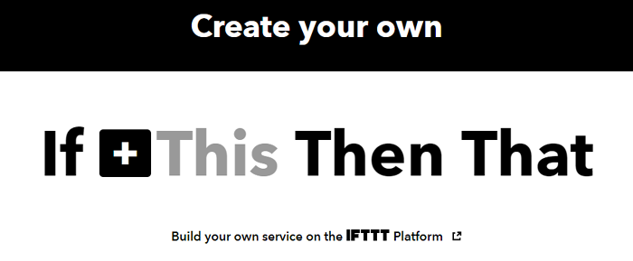 IFTTT Setup for IoT Inventory Management System