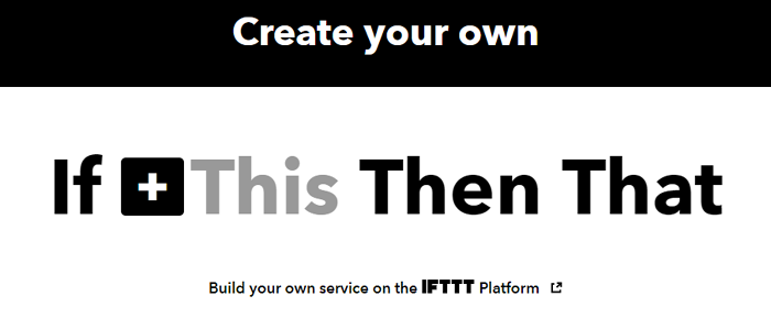 IFTTT Setup for IoT Inventory Management System 