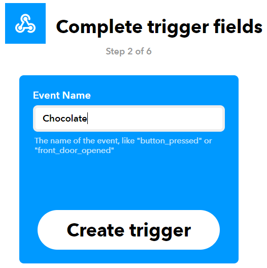 IFTTT Trigger Setup For IoT Inventory Management System