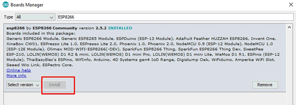 Install ESP82660 Library Arduino IDE for Interfacing GPS with NodeMCU
