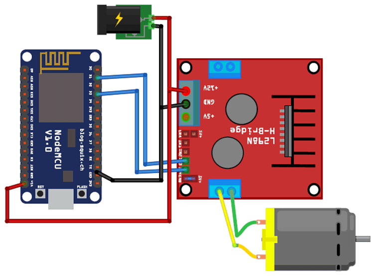 Smart Garage Door Opener Circuit Diagram