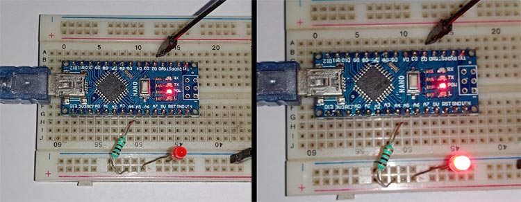 Arduino with LED