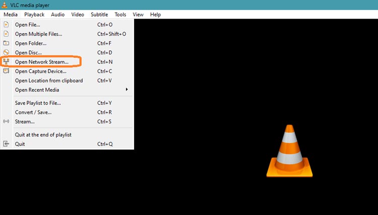 Live Streaming on VLC Player