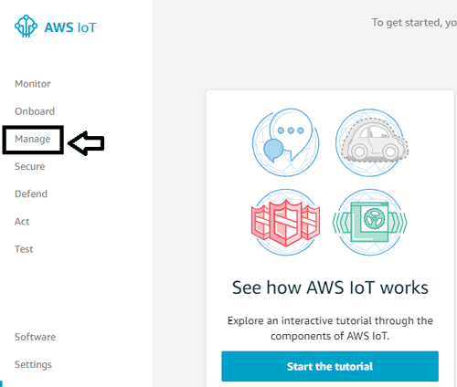 Manage AWS Account for IoT Project