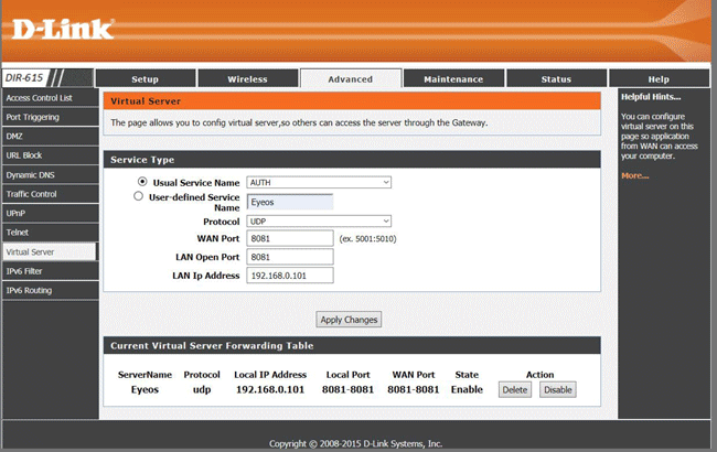 Public IP to access the videos real time