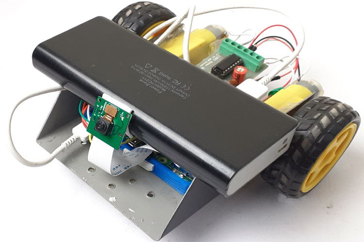 Raspberry Pi Surveillance Robot