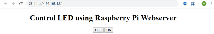 Raspberry Pi Webserver