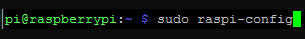 Raspberry Pi Configuration Command