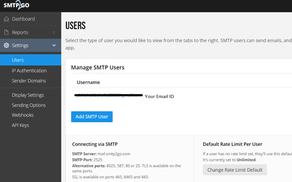 SMTP Dashboard for Fire Alarm