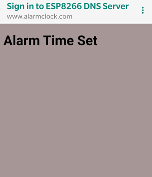 Set Alarm on IoT Based Clock