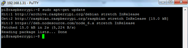 Updating Raspberry Pi for SMTP Server