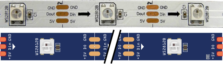 WS2812 LED Strip Working
