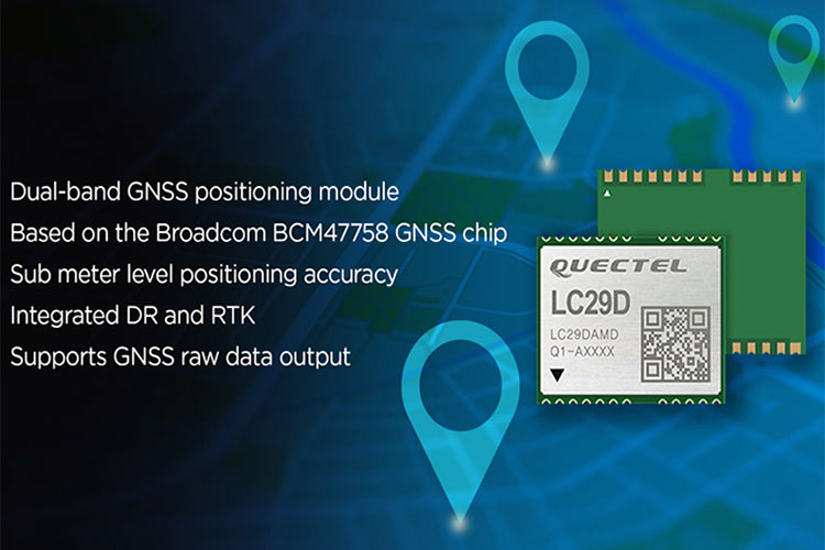 LC29D Dual-Band Sub-Meter Level GNSS Positioning Module