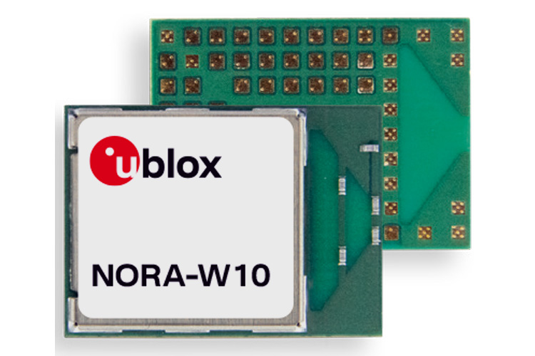 u-blox NORA-W10 Wi-Fi 4 and Bluetooth Low Energy 5.0 Module