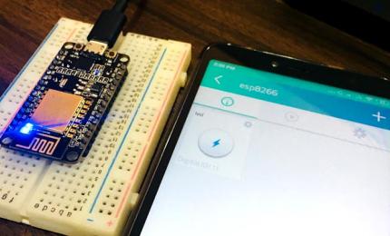 IoT Controlled LED using Cayenne and ESP8266