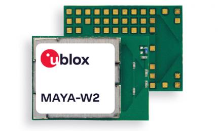 u-blox's MAYA-W2 Tri-radio Module u-blox's MAYA-W2 Tri-radio Module