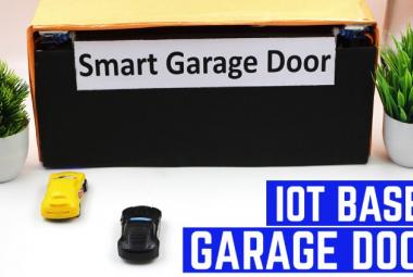 IoT Smart Garage Door Opener using ESP32 and Arduino IDE